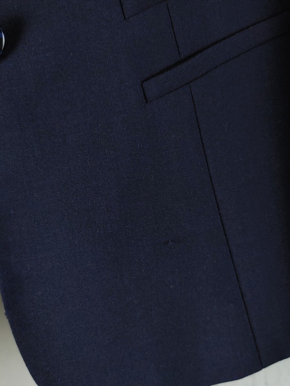 Alex Evenings Navy Blue Tailored Blazer Size 4P - Picture 2 of 16